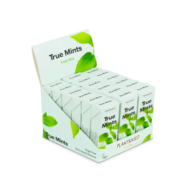 True Dates Fresh Mint pastiller mint 18-pak sukkerfri