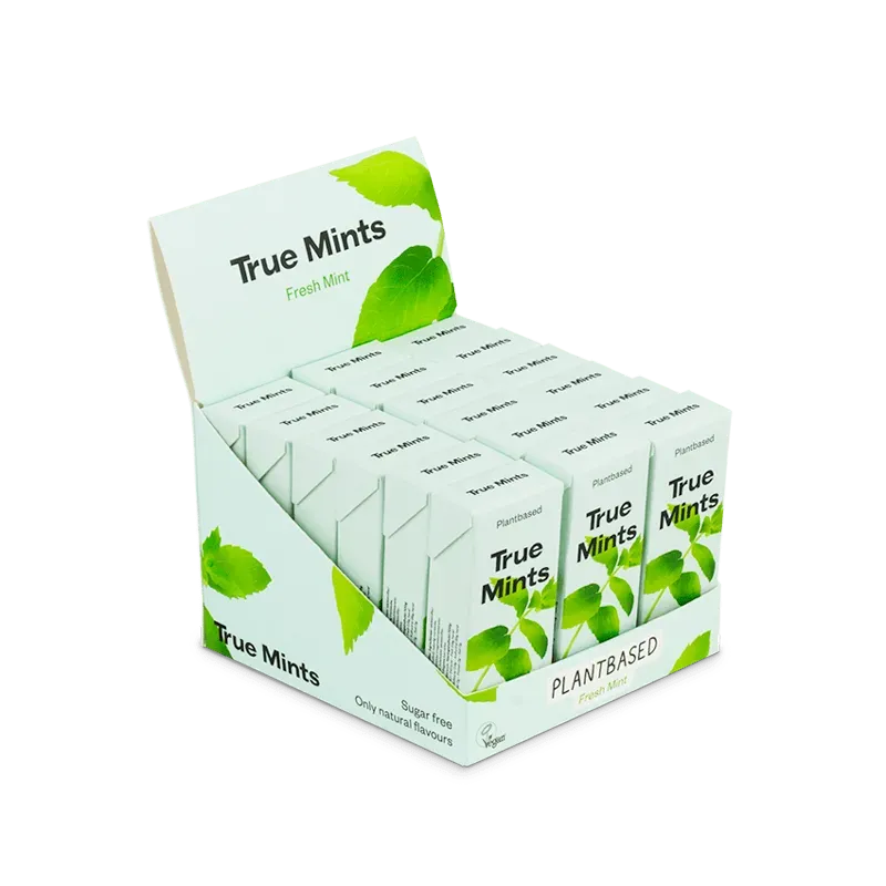 True Dates Fresh Mint pastiller mint 18-pak sukkerfri