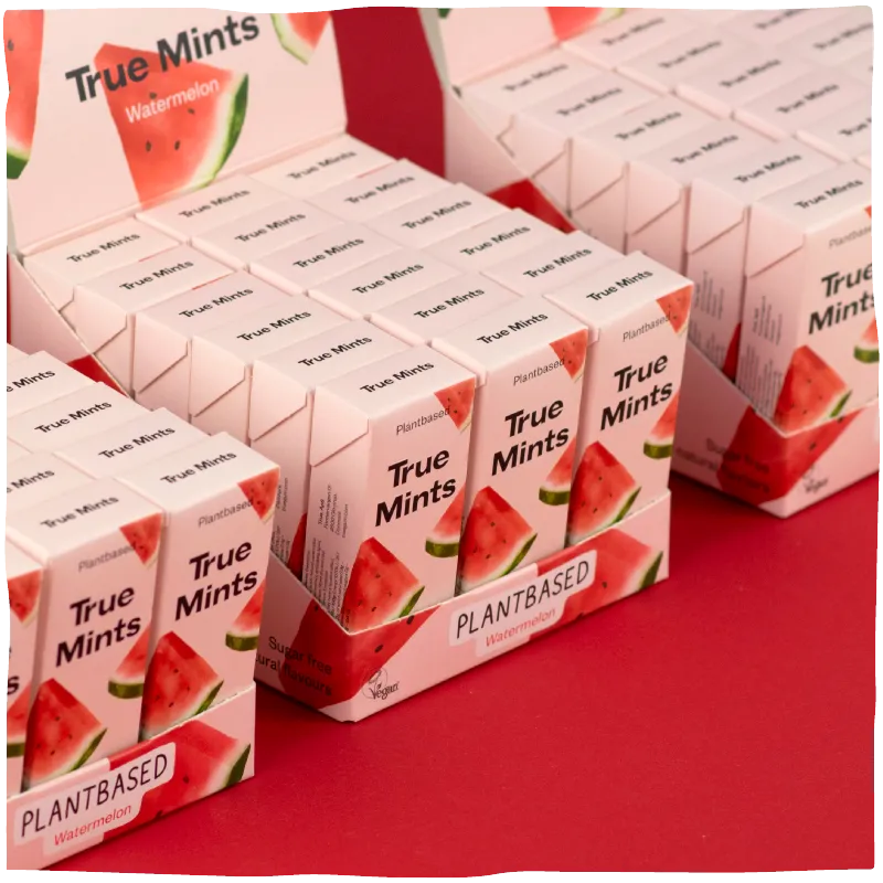 True Dates Watermelon Mints pastiller 18-pak sukkerfri