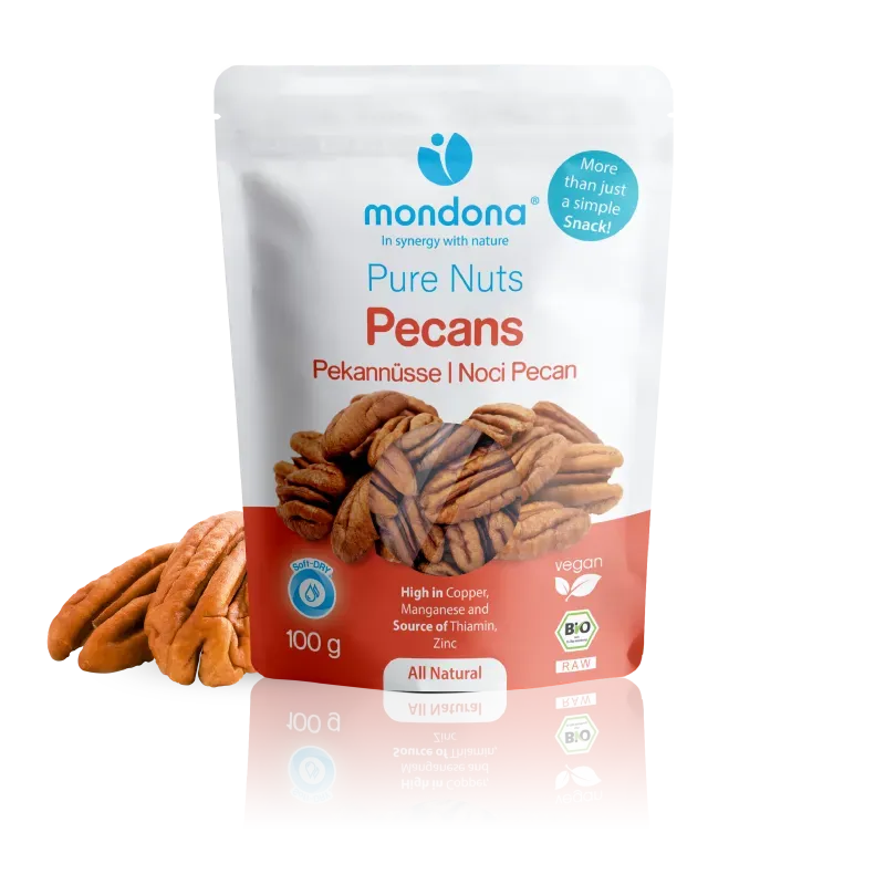 mondona Soft-DRY® Organic Pecans pekannødder økologiske