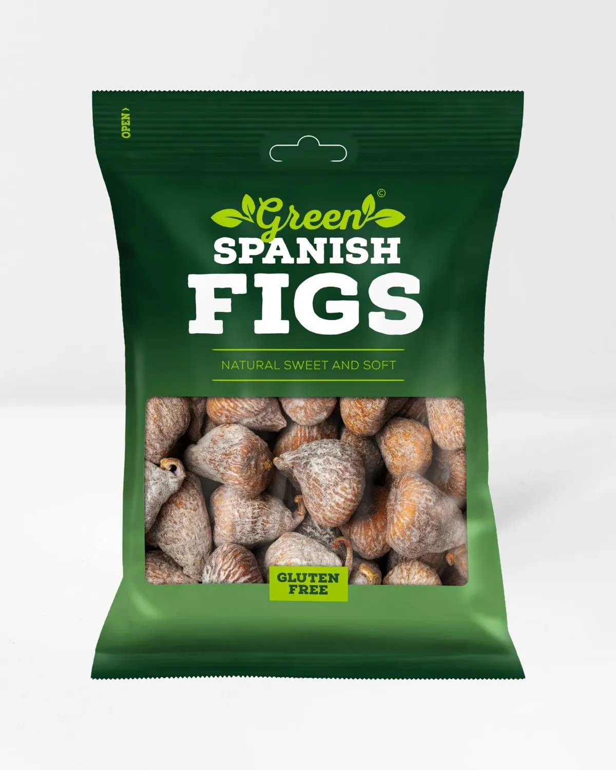 Green Dates Spanske Figner Tørrede Figner 250g Bløde