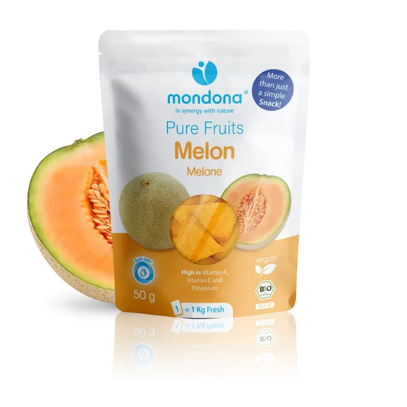 mondona Soft-DRY melon tørret frugt økologisk sød