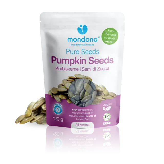 mondona Soft-DRY Organic Pumpkin Seeds græskarkerner økologiske