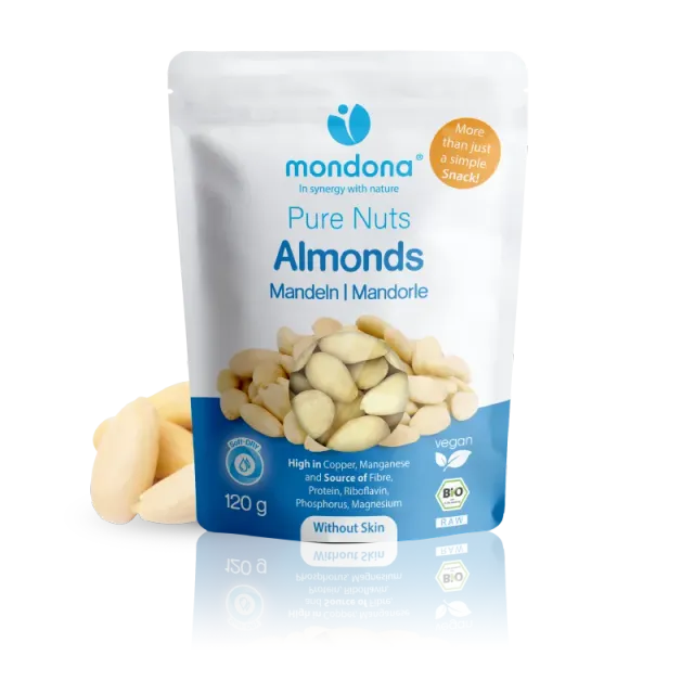mondona Soft-DRY økologiske mandler uden skal