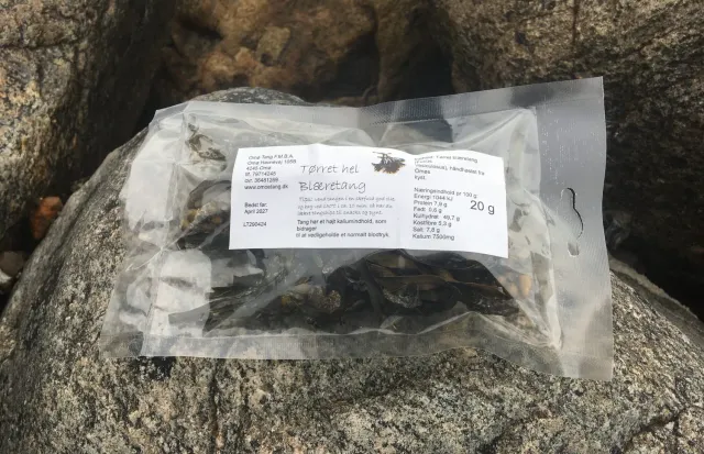 Omø Tang blæretang hel 20g tørret