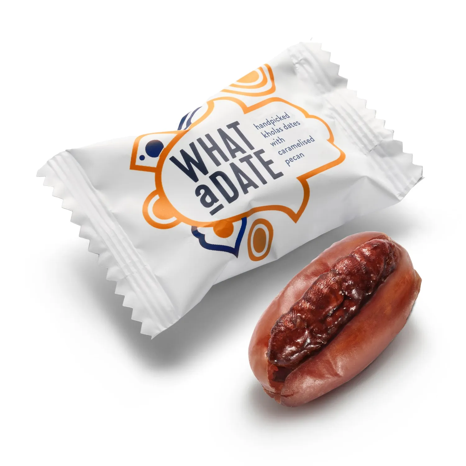 What a Date Pecan dadler 80 stk stor pakke pekannød