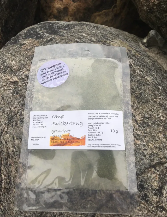 Omø Tang sukkertang knust 10 g tørret
