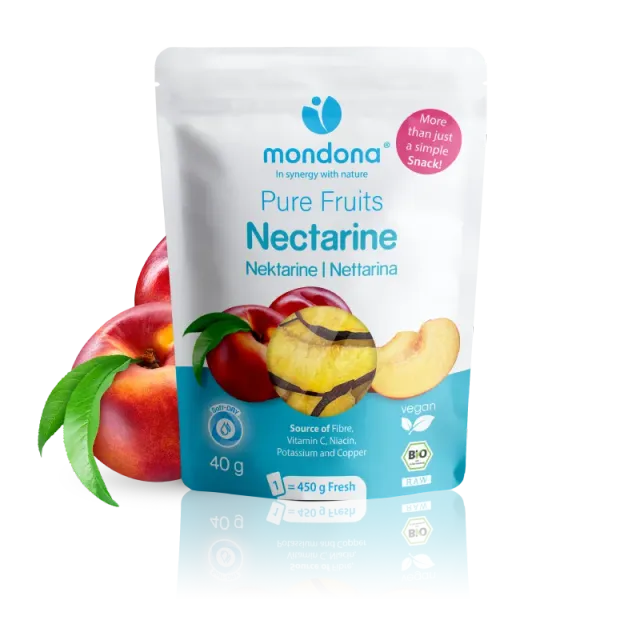 mondona Soft-DRY Organic Nectarine tørret frugt rå