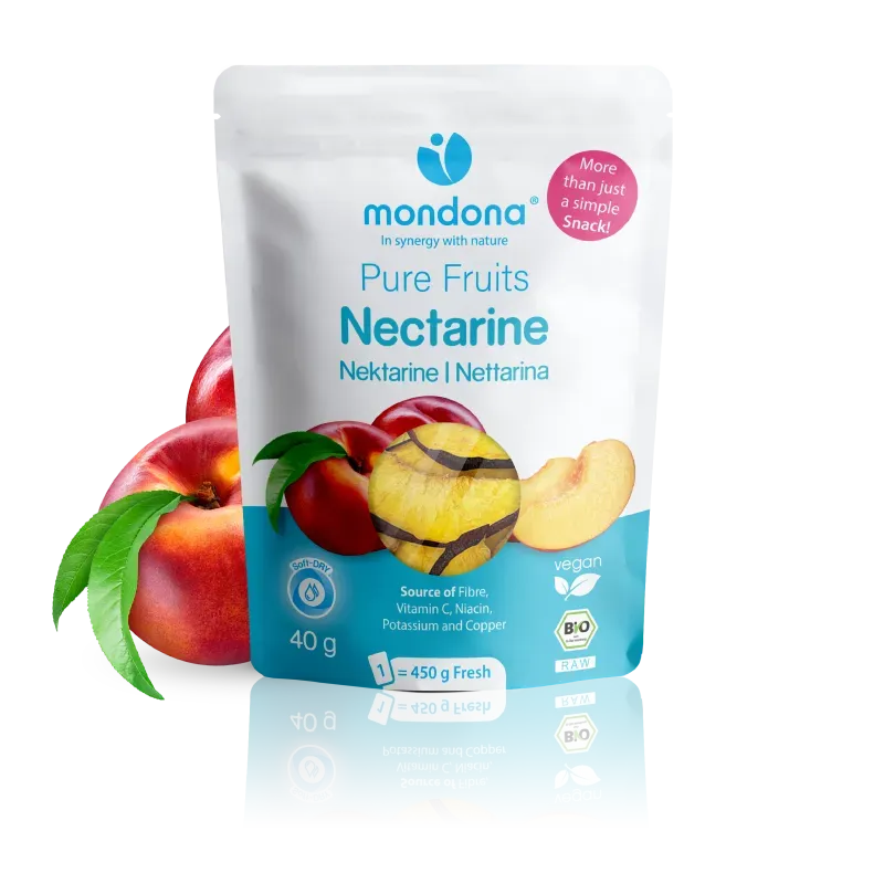 mondona Soft-DRY Organic Nectarine tørret frugt rå