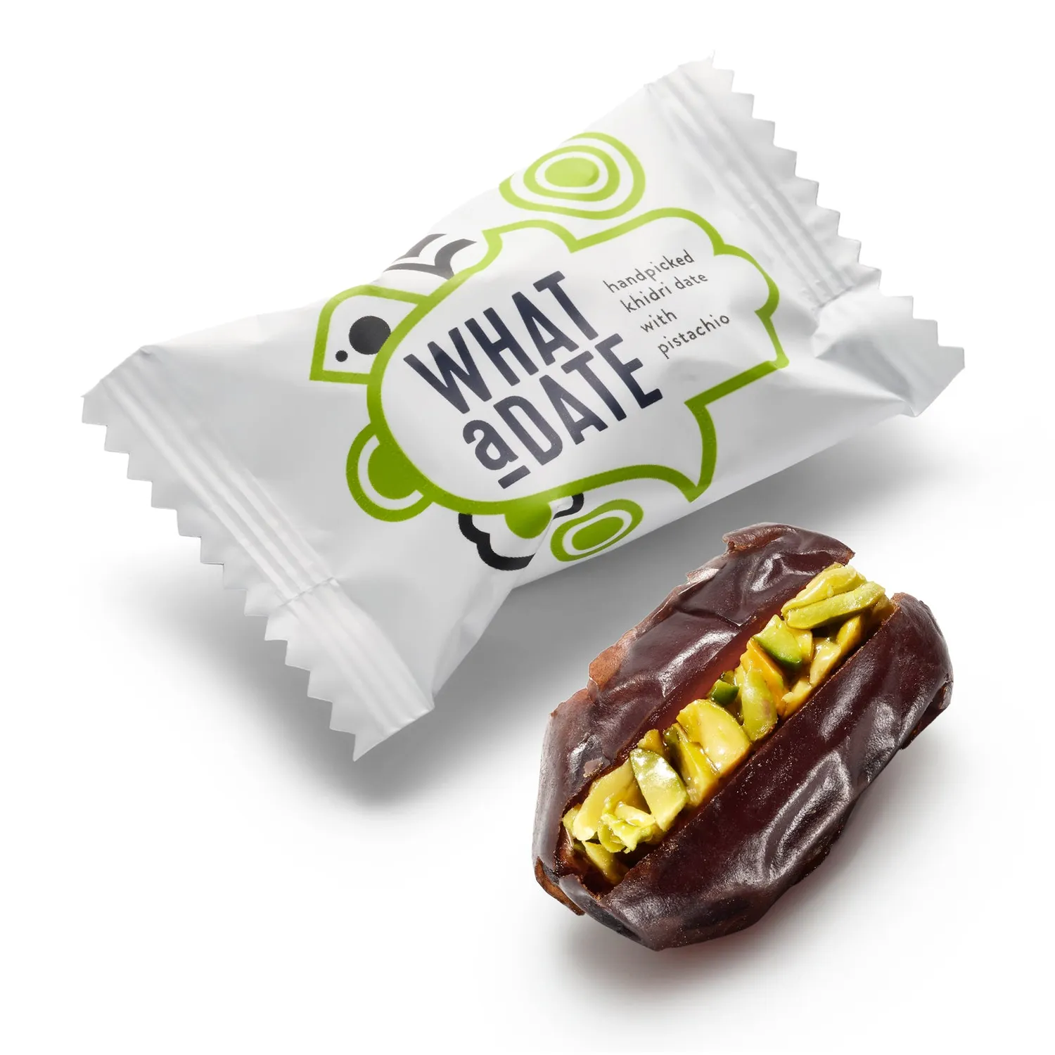 What a Date Pistachio dadler 60 stk med pistacie