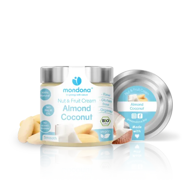mondona Organic Almond-Coconut Cream mandelkokoscreme økologisk