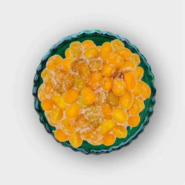 Frugtslik Kumquats citrusfrugt smagsprøve tørret frugt