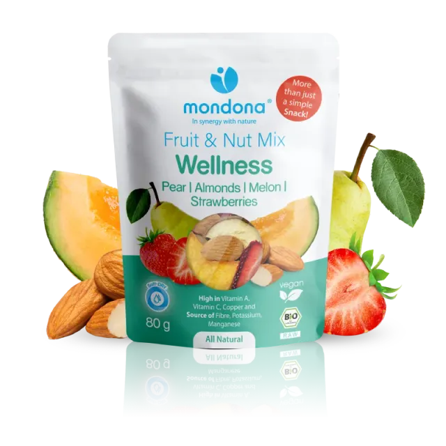 mondona Organic Wellness-Mix økologisk frugt- og nøddeblanding