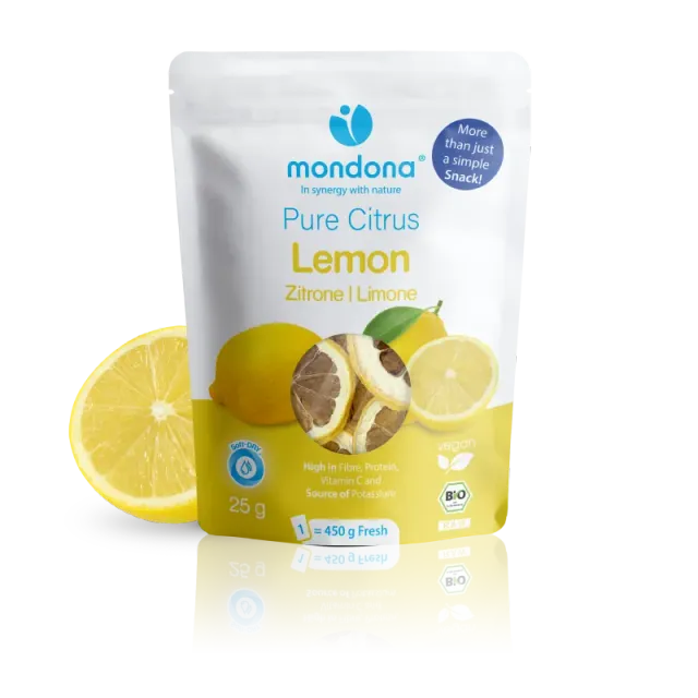 mondona Organic Lemon økologisk tørret citron soft-dry