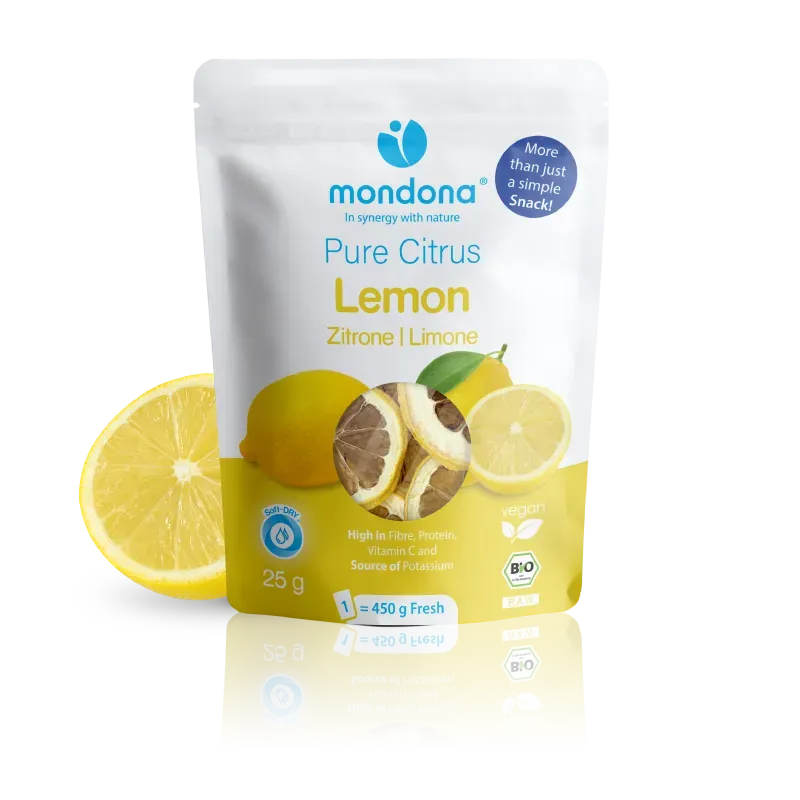 mondona Organic Lemon økologisk tørret citron soft-dry