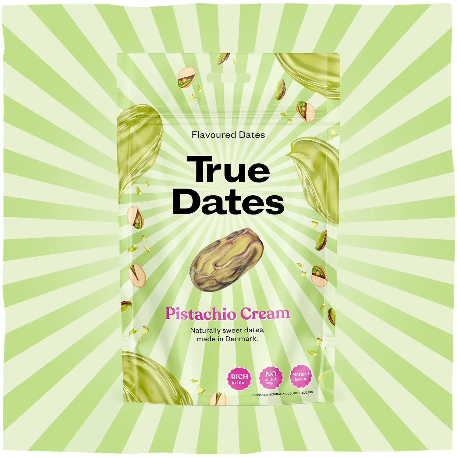 True Dates Pistachio Cream Box dadler 12x100g pistacie