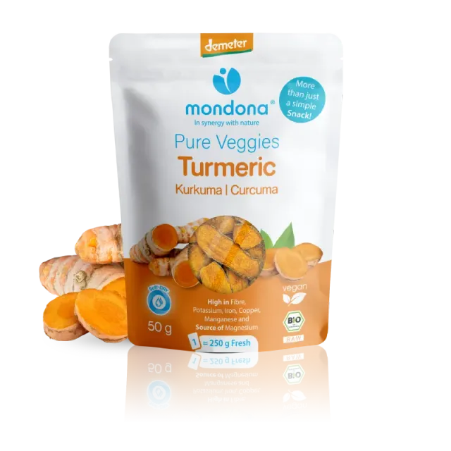mondona Organic Turmeric Demeter® tørret gurkemeje økologisk