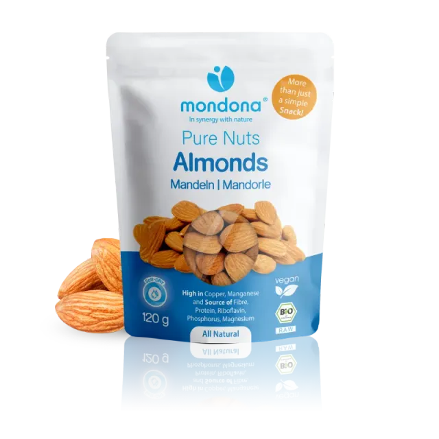 mondona Soft-DRY økologiske mandler rå