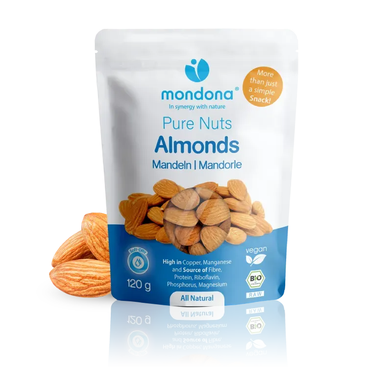 mondona Soft-DRY økologiske mandler rå