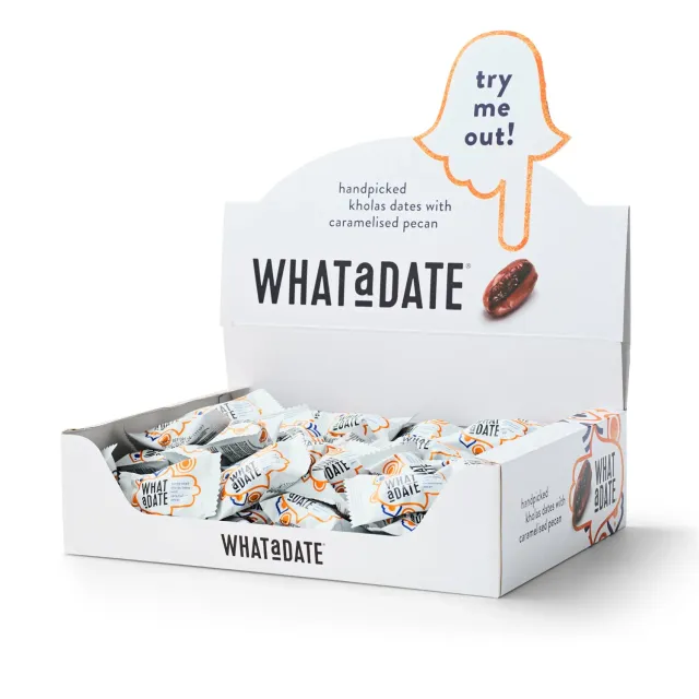 What a Date Pecan dadler 80 stk stor pakke pekannød