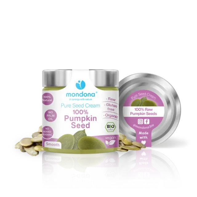 mondona Organic Raw Pumpkin Seed Cream græskarkernecreme økologisk