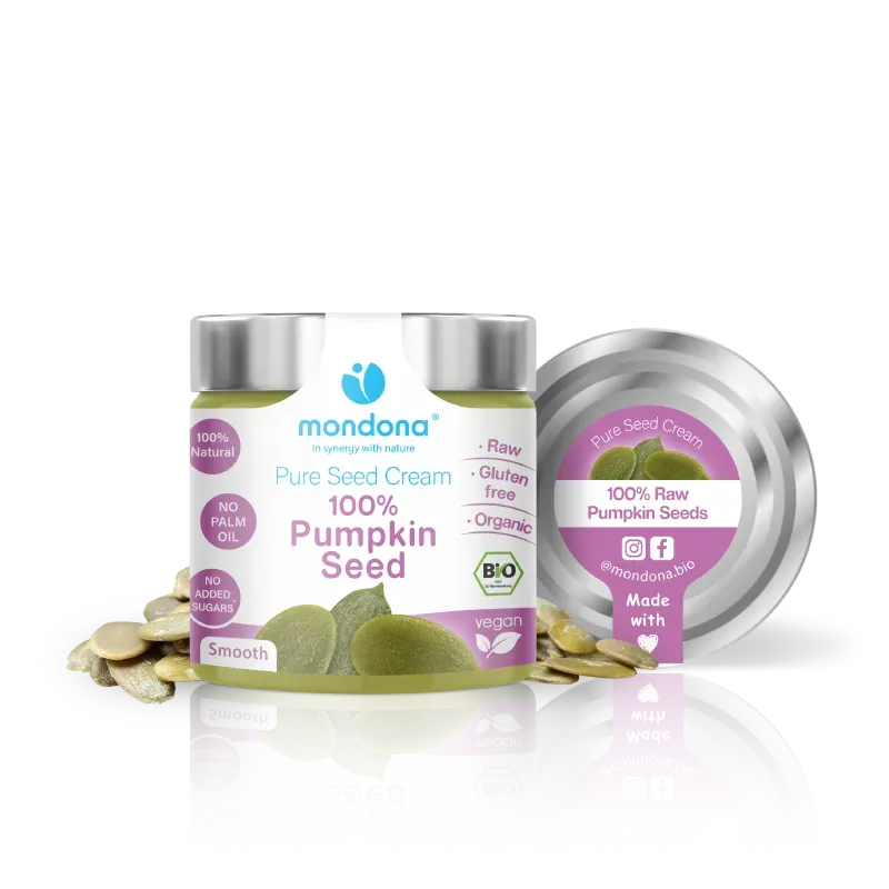 mondona Organic Raw Pumpkin Seed Cream græskarkernecreme økologisk