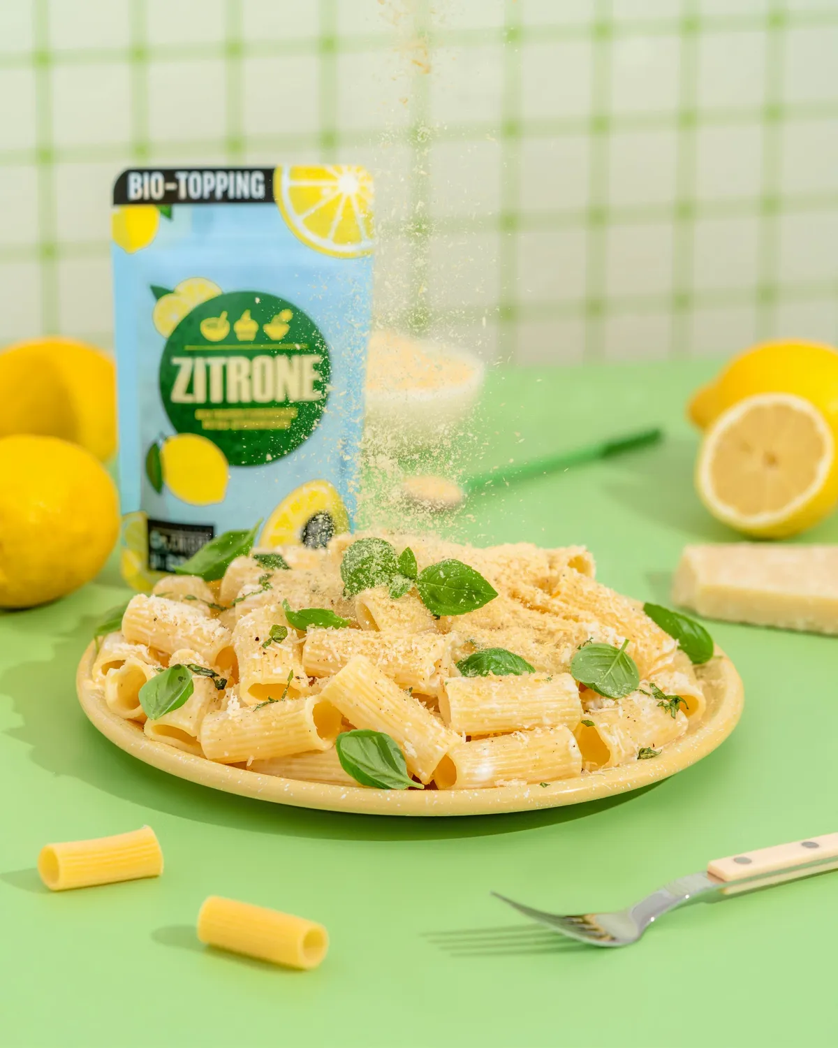 Dr. Crispy & Mr. Dried Genussflocken Bio Zitrone citronflager 45 g frisk syrlighed