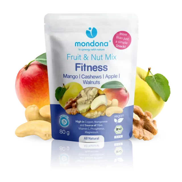 mondona Soft-DRY Organic Fitness-Mix frugt- og nøddemix økologisk