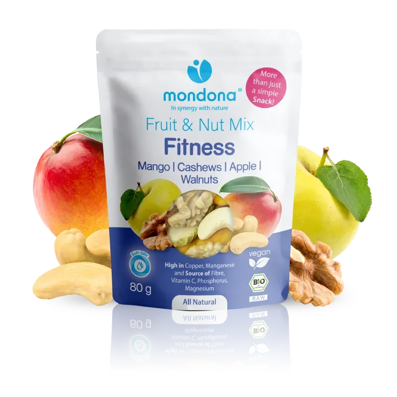 mondona Soft-DRY Organic Fitness-Mix frugt- og nøddemix økologisk