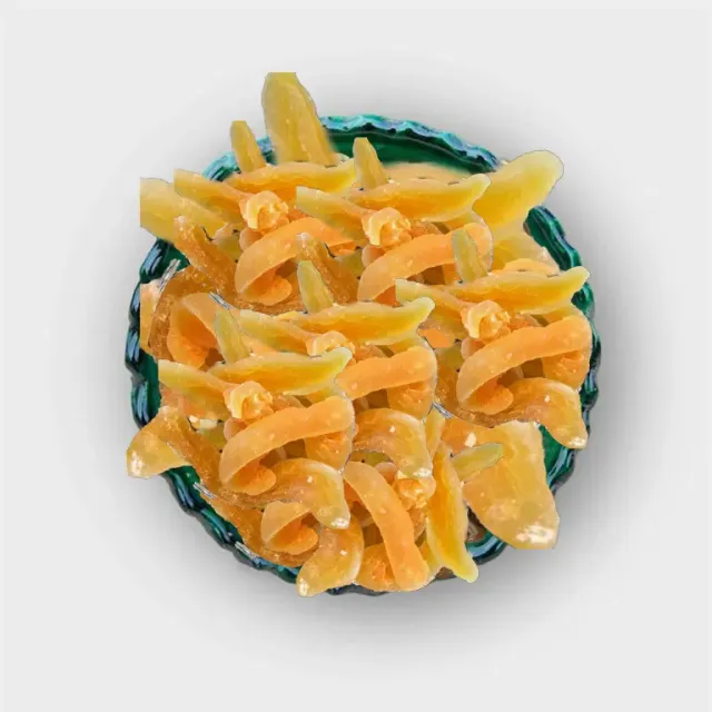 Frugtslik ApS Cantaloupe tørret melon smagsprøve sød