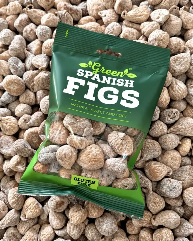 Green Dates Spanske Figner Tørrede Figner 250g Bløde