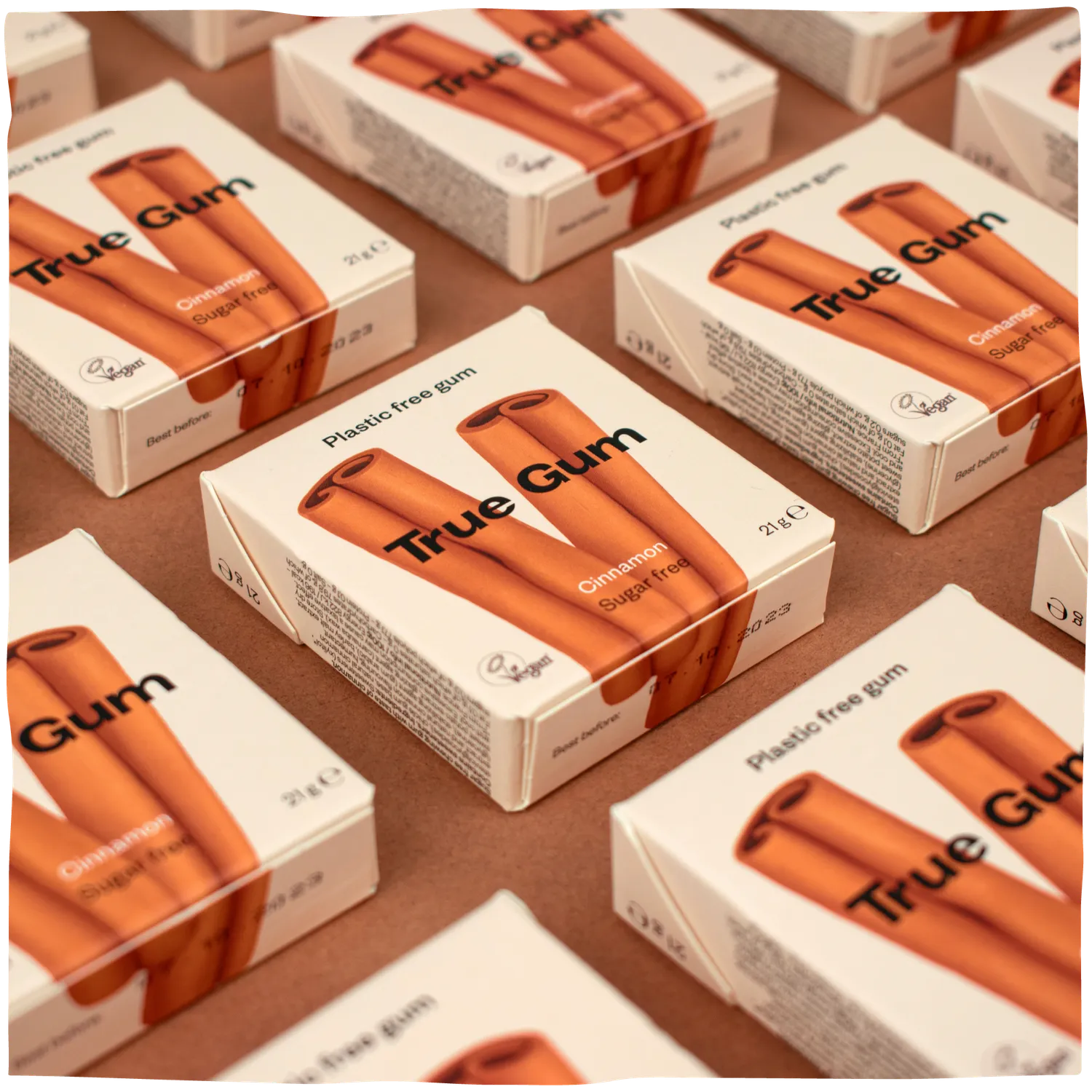 True Gum Cinnamon tyggegummi 24 pak sukkerfri