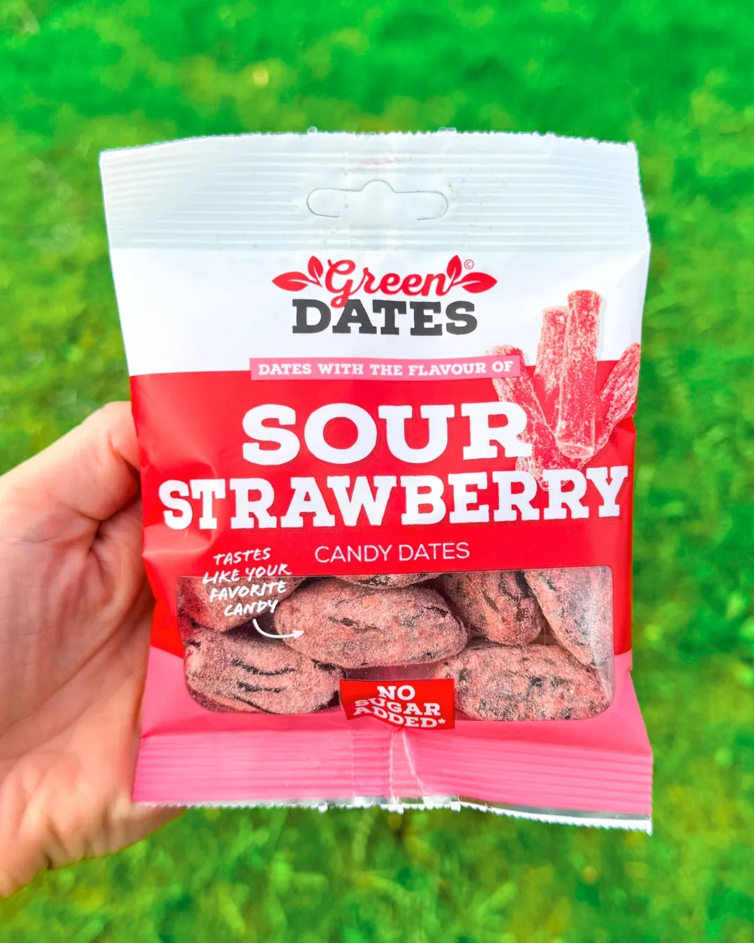 Candy Dates Sour Strawberry Dadler 90g Sliksmag