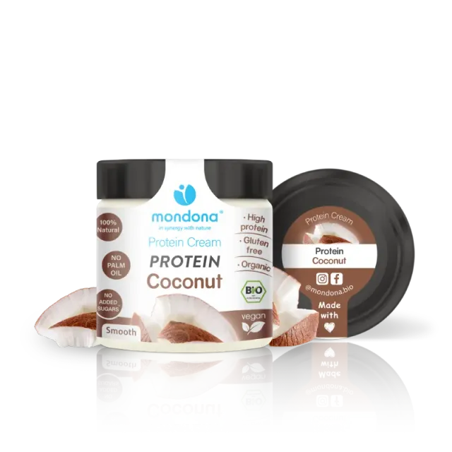 mondona økologisk protein kokoscreme vegansk glutenfri