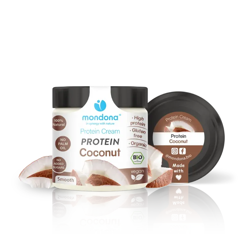 mondona økologisk protein kokoscreme vegansk glutenfri