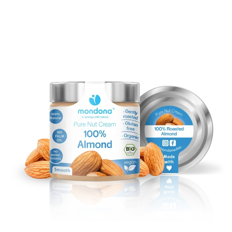 mondona Organic Roasted Almond Cream mandelcreme økologisk