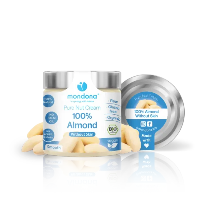 mondona Organic White Almond Cream mandelcreme økologisk