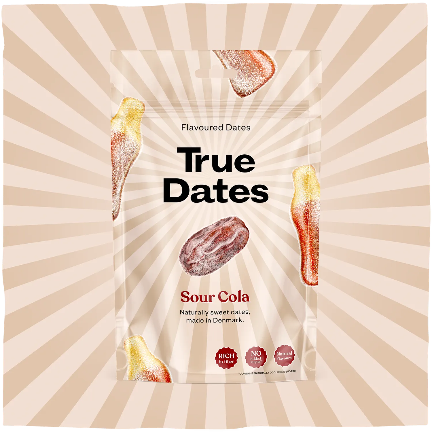 True Dates Sour Cola dadler 12x100g syrlige